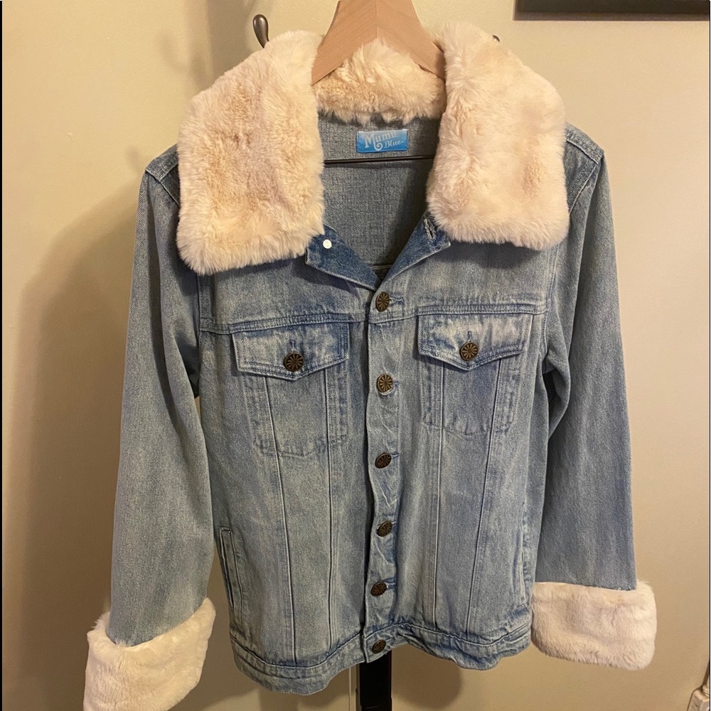 Denim Jacket Fur Details